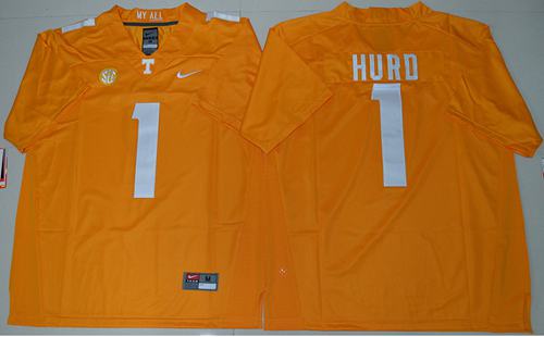 Vols #1 Jalen Hurd Orange Stitched NCAA Jersey