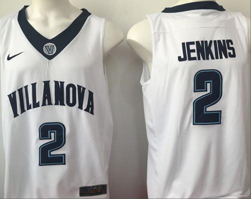 Villanova Wildcats #2 Kris Jenkins White Basketball Stitched NCAA Jersey