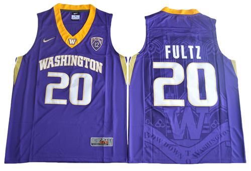 Huskies #20 Markelle Fultz Purple Basketball Stitched NCAA Jersey