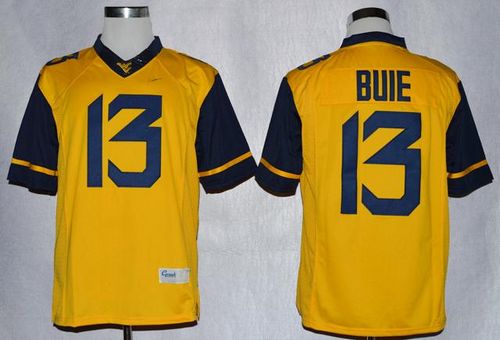 Mountaineers #13 Andrew Buie Gold Limited Stitched NCAA Jersey