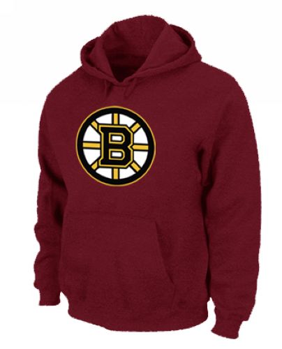 NHL Boston Bruins Big & Tall Logo Pullover Hoodie Red - Click Image to Close