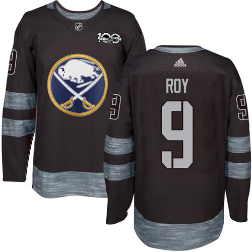 Adidas Sabres #9 Derek Roy Black 1917-2017 100th Anniversary Stitched NHL Jersey - Click Image to Close