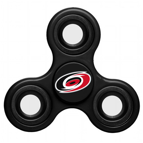 NHL Carolina Hurricanes 3 Way Fidget Spinner C104 - Black