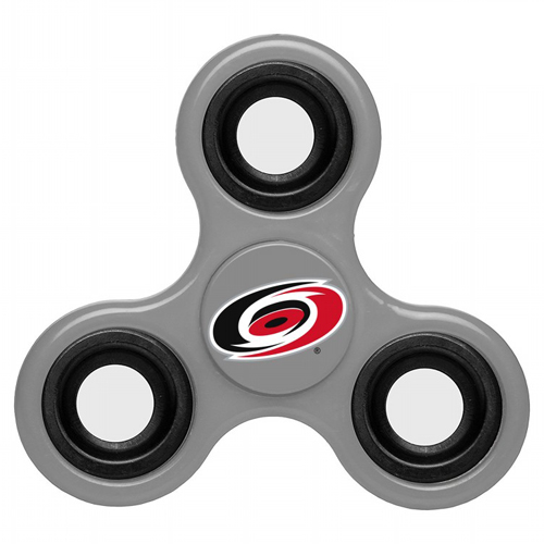 NHL Carolina Hurricanes 3 Way Fidget Spinner G104 - Gray