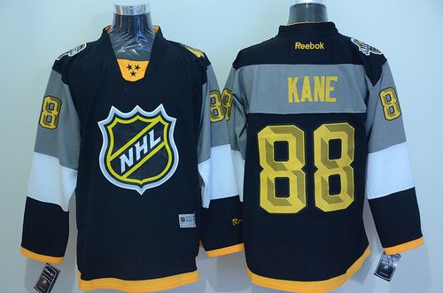 Blackhawks #88 Patrick Kane Black 2016 All-Star Stitched NHL Jersey