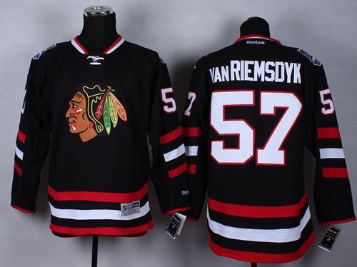 Blackhawks #57 Trevor Van Riemsdyk Black 2014 Stadium Series Stitched NHL Jersey