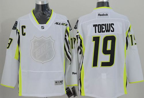 Blackhawks #19 Jonathan Toews White 2015 All-Star Stitched NHL Jersey