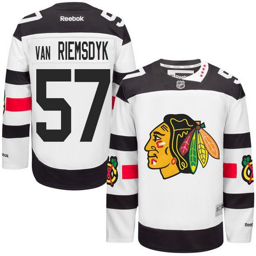 Blackhawks #57 Trevor Van Riemsdyk White 2016 Stadium Series Stitched NHL Jersey - Click Image to Close