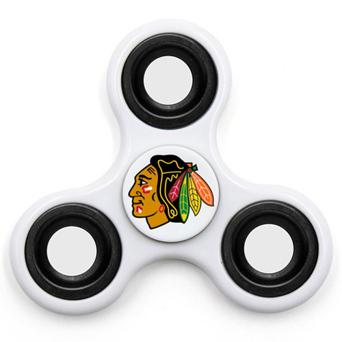 NHL Chicago Blackhawks 3 Way Fidget Spinner I108 - White