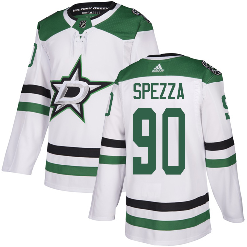 Adidas Stars #90 Jason Spezza White Road Authentic Stitched NHL Jersey - Click Image to Close