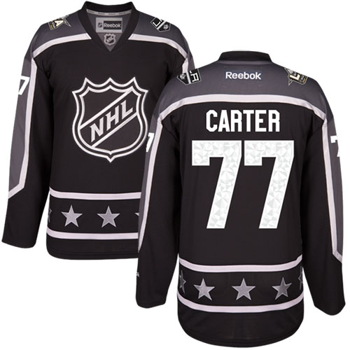 Kings #77 Jeff Carter Black 2017 All-Star Pacific Division Stitched NHL Jersey - Click Image to Close