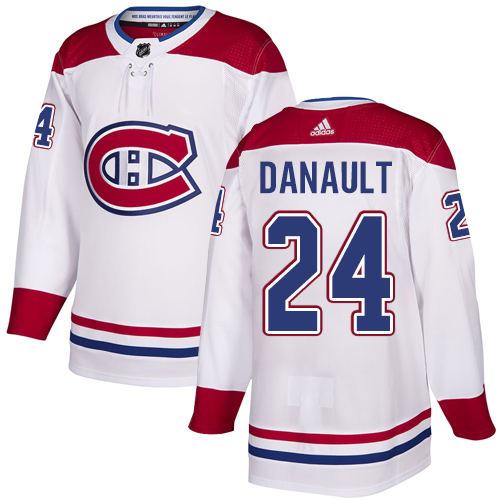 Adidas Canadiens #24 Phillip Danault White Road Authentic Stitched NHL Jersey