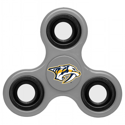 NHL Nashville Predators 3 Way Fidget Spinner G111 - Gray