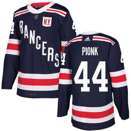 Adidas Rangers #44 Neal Pionk Navy Blue Authentic 2018 Winter Classic Stitched NHL Jersey - Click Image to Close