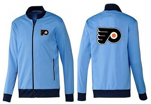 NHL Philadelphia Flyers Zip Jackets Light Blue - Click Image to Close