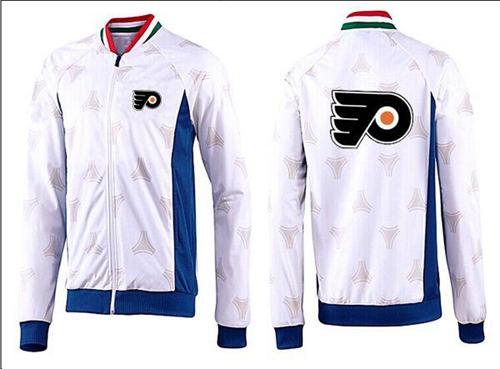 NHL Philadelphia Flyers Zip Jackets White-2