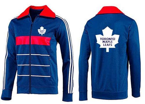 NHL Toronto Maple Leafs Zip Jackets Blue-4 - Click Image to Close