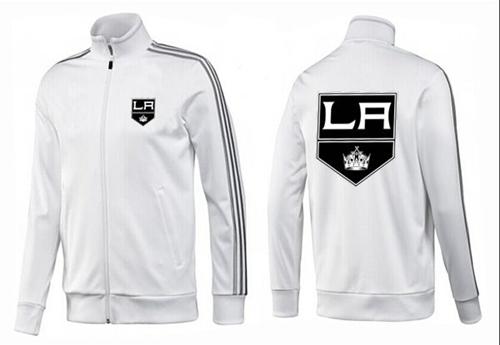 NHL Los Angeles Kings Zip Jackets White-2 - Click Image to Close