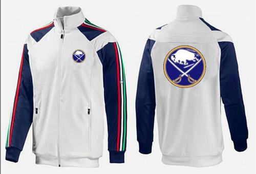 NHL Buffalo Sabres Zip Jackets White-1 - Click Image to Close