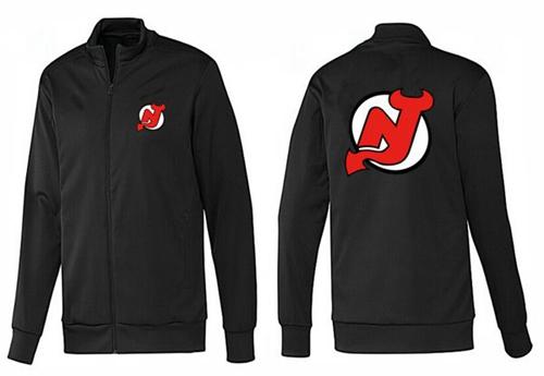 NHL New Jersey Devils Zip Jackets Black-1