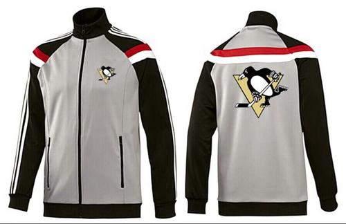 NHL Pittsburgh Penguins Zip Jackets Grey