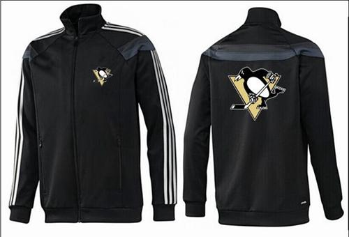 NHL Pittsburgh Penguins Zip Jackets Black-3 - Click Image to Close