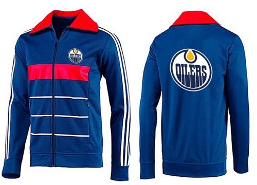 NHL Edmonton Oilers Zip Jackets Blue-5