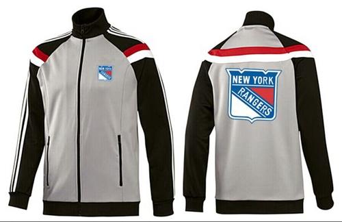 NHL New York Rangers Zip Jackets Grey