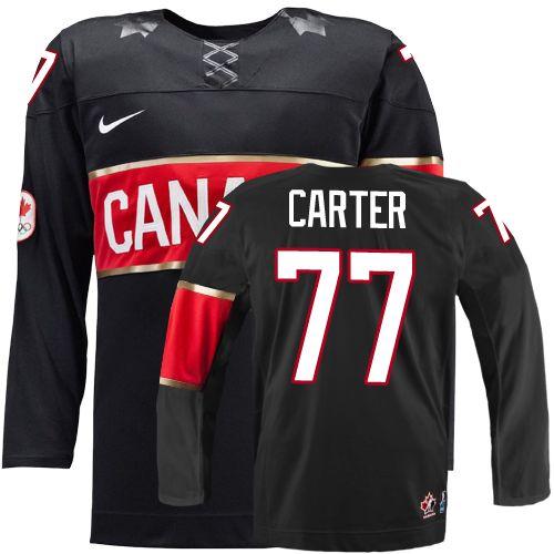 Olympic 2014 CA. #77 Jeff Carter Black Stitched NHL Jersey