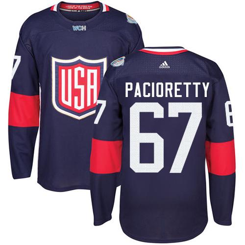 Team USA #67 Max Pacioretty Navy Blue 2016 World Cup Stitched NHL Jersey