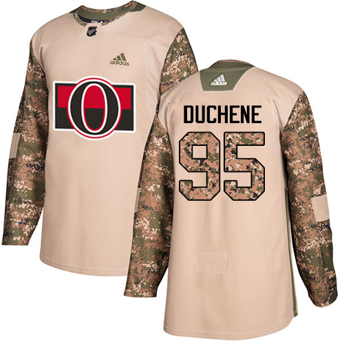 Adidas Senators #95 Matt Duchene Camo Authentic 2017 Veterans Day Stitched NHL Jersey