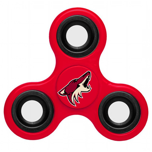 NHL Arizona Coyotes 3 Way Fidget Spinner A121 - Red