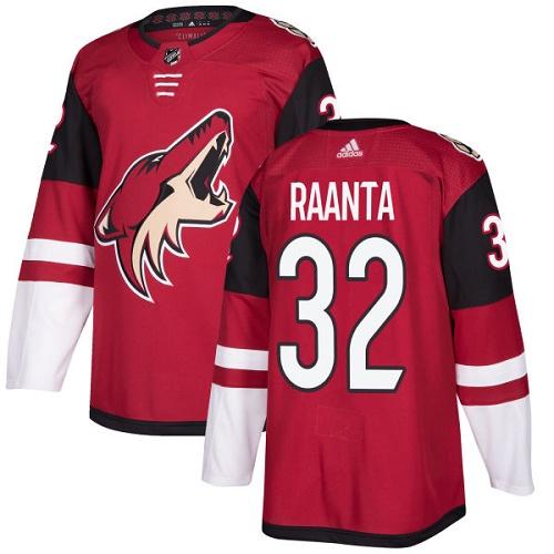 Adidas Coyotes #32 Antti Raanta Maroon Home Authentic Stitched NHL Jersey - Click Image to Close