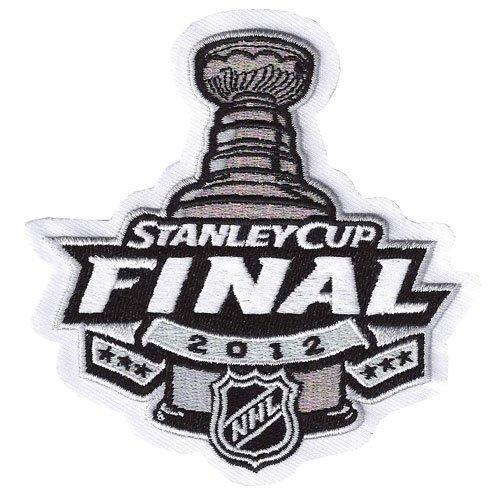 Stitched 2012 NHL Stanley Cup Final Logo Jersey Patch New Jersey Devils vs Los Angeles Kings - Click Image to Close