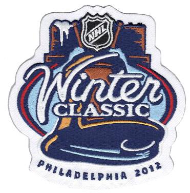 Stitched 2012 NHL Winter Classic Game Logo Jersey Patch (Philadelphia Flyers vs New York Rangers) - Click Image to Close