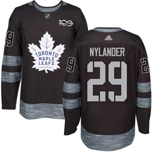 Adidas Maple Leafs #29 William Nylander Black 1917-2017 100th Anniversary Stitched NHL Jersey