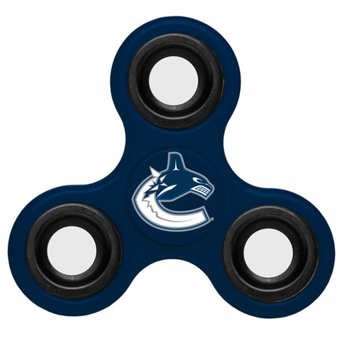 NHL Vancouver Canucks 3 Way Fidget Spinner B117 - Navy