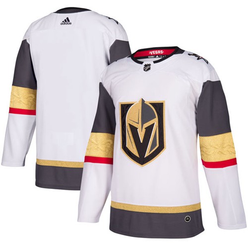 Adidas Golden Knights Blank White Road Authentic Stitched NHL Jersey