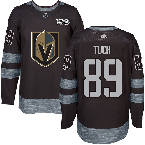 Adidas Golden Knights #89 Alex Tuch Black 1917-2017 100th Anniversary Stitched NHL Jersey