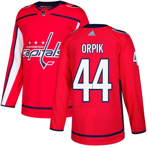 Adidas Capitals #44 Brooks Orpik Red Home Authentic Stitched NHL Jersey