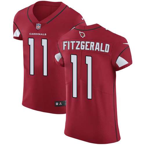 Nike Cardinals #11 Larry Fitzgerald Red Team Color Men's Stitched NFL Vapor Untouchable Elite Jersey - Click Image to Close