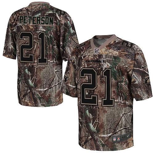 Nike Cardinals #21 Patrick Peterson Camo Men's Stitched NFL Realtree Elite Jersey