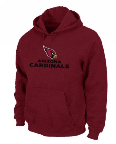 Arizona Cardinals Authentic Logo Pullover Hoodie Red