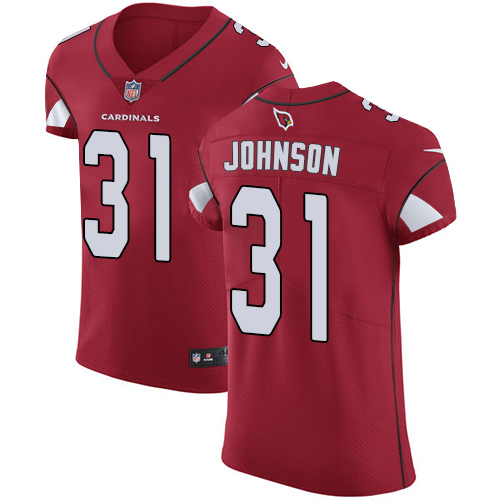 Nike Cardinals #31 David Johnson Red Team Color Men's Stitched NFL Vapor Untouchable Elite Jersey - Click Image to Close