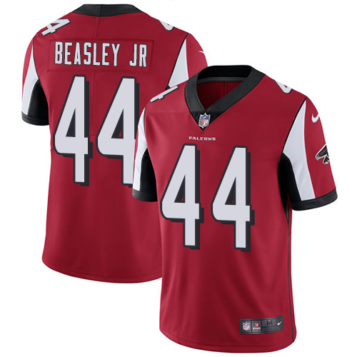 Nike Falcons #44 Vic Beasley Jr Red Team Color Men's Stitched NFL Vapor Untouchable Limited Jersey