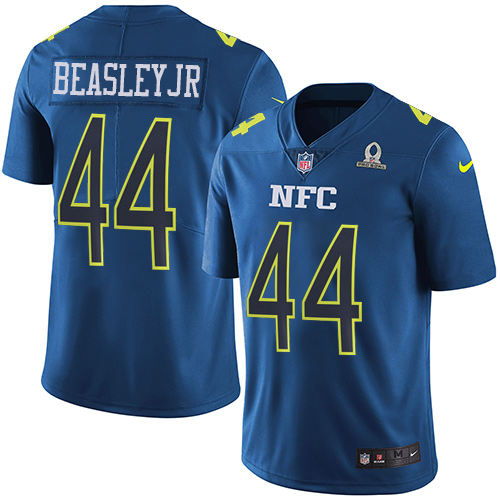 Nike Falcons #44 Vic Beasley Jr Navy Men's Stitched NFL Limited NFC 2017 Pro Bowl Jersey