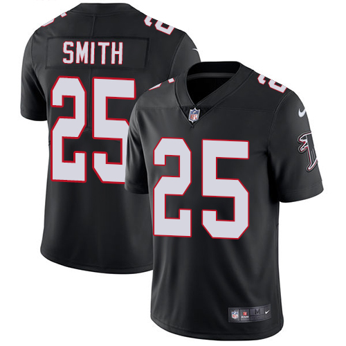 Nike Falcons #25 Ito Smith Black Alternate Men's Stitched NFL Vapor Untouchable Limited Jersey - Click Image to Close