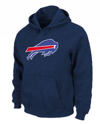 Buffalo Bills Logo Pullover Hoodie Dark Blue