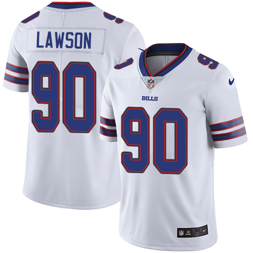 Nike Bills #90 Shaq Lawson White Men's Stitched NFL Vapor Untouchable Limited Jersey