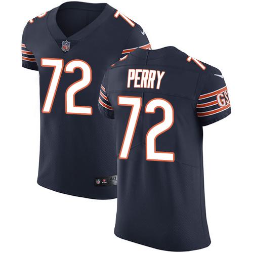 Nike Bears #72 William Perry Navy Blue Team Color Men's Stitched NFL Vapor Untouchable Elite Jersey - Click Image to Close